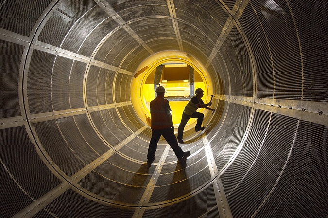 commercial photographer manchester, Waste Reclaimation, Tumbler, Centrifuge, Waste Grading, Installation, UK