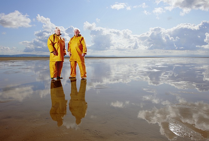 commercial photographer manchester, fishermen portrait, shrimp fishermen, morecambe bay, lancashire, uk