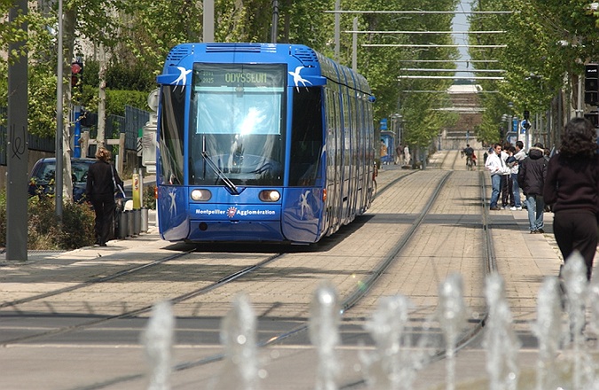 commercial photographer manchester, Montpellier rail system, Railway photography, tram system, France