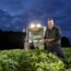 commercial photographer manchester, manchester, Potato harvest, tractor in field, night, farmer portrait, farming, UK