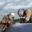 commercial photographer manchester, Steeplejack training on smoke stack, UK